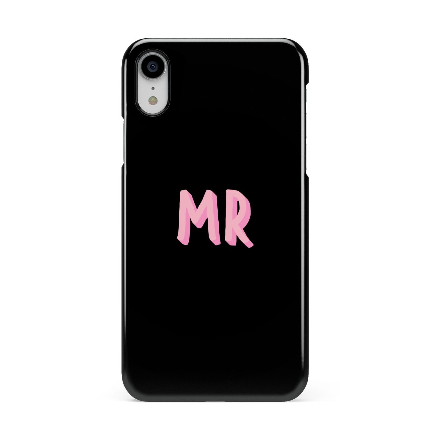 Mr Apple iPhone XR White 3D Snap Case
