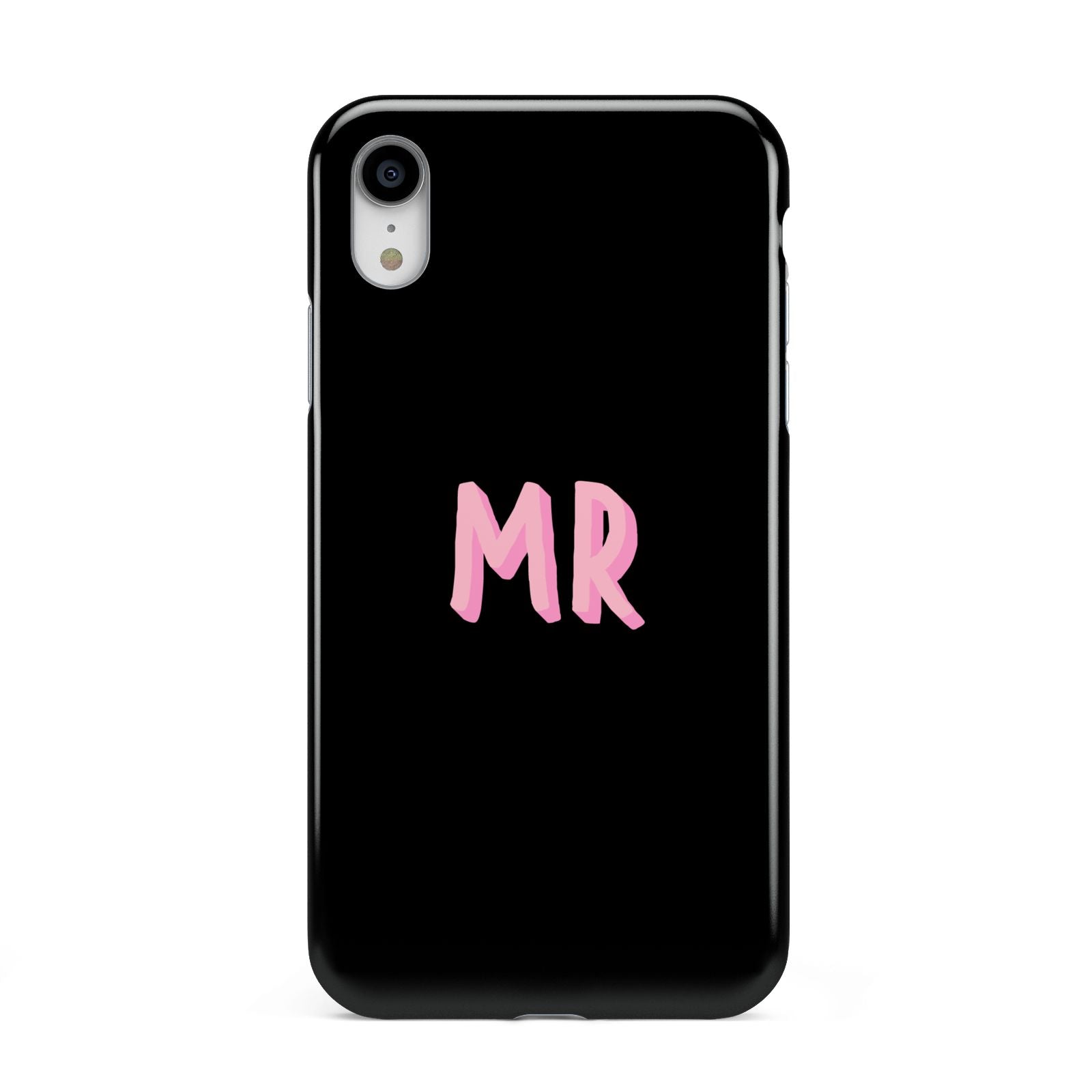 Mr Apple iPhone XR White 3D Tough Case