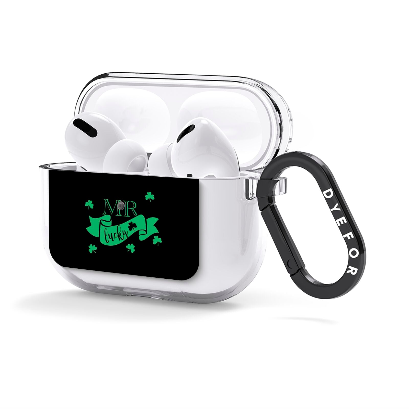 Mr Lucky AirPods Clear Case 3rd Gen Side Image