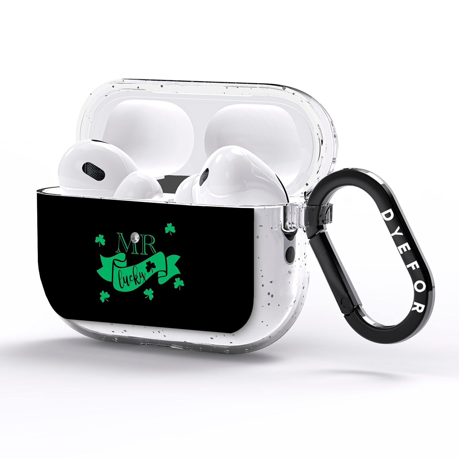 Mr Lucky AirPods Pro Glitter Case Side Image