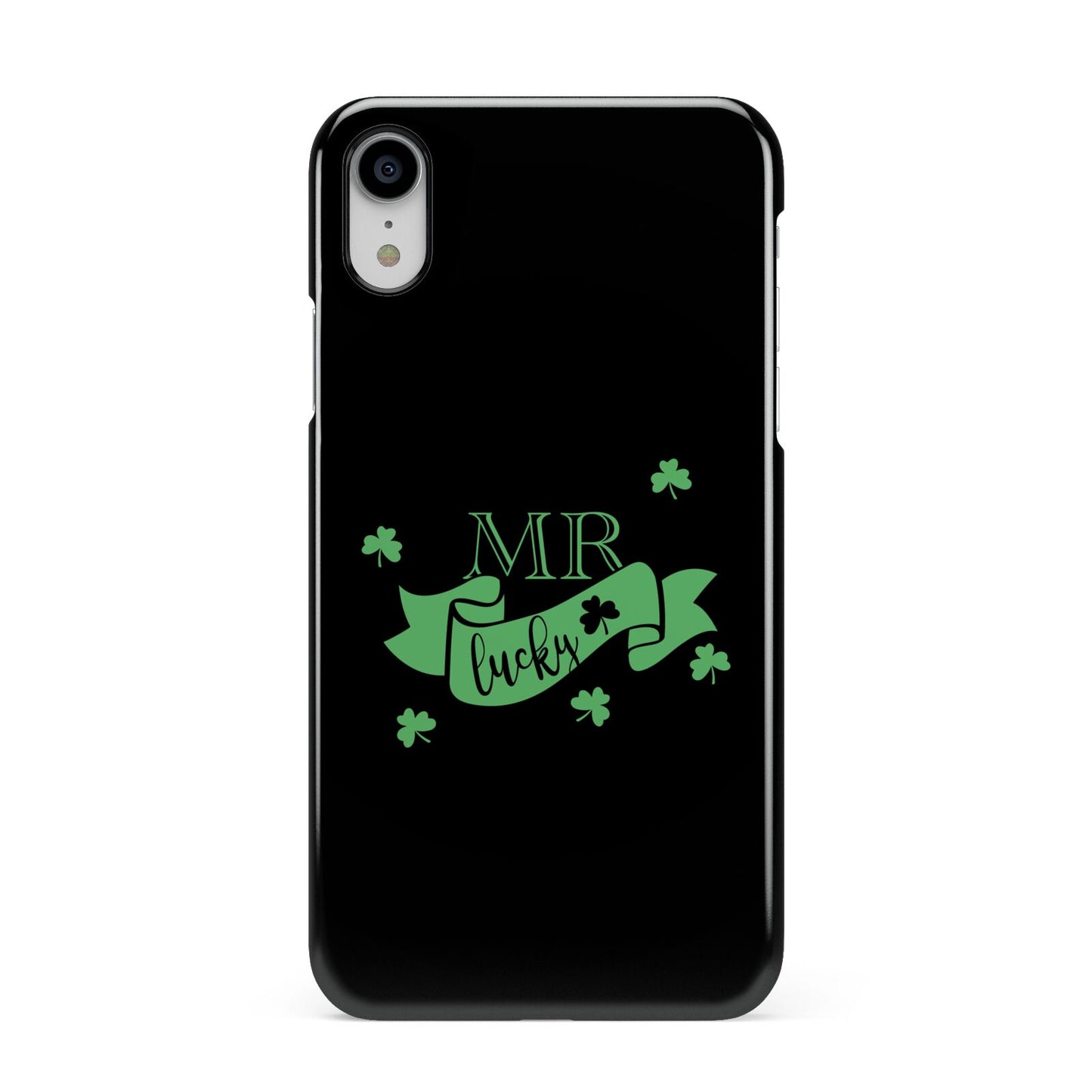 Mr Lucky Apple iPhone XR White 3D Snap Case