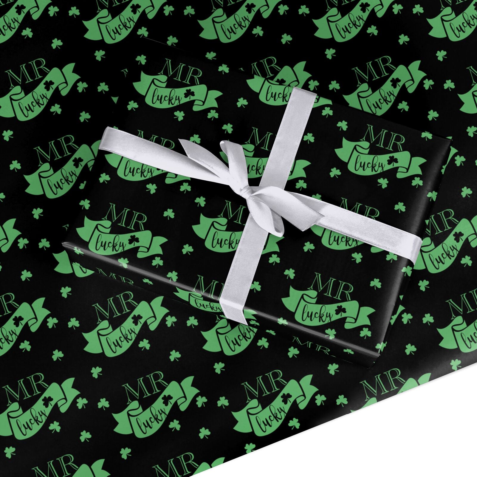 Mr Lucky Custom Wrapping Paper