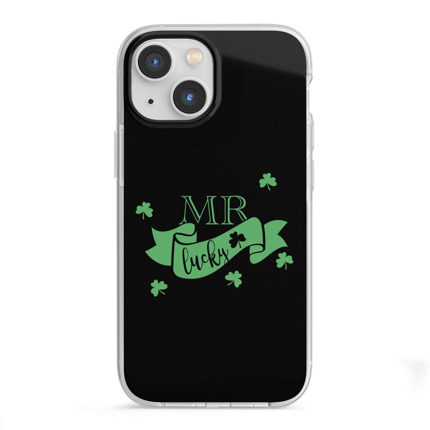 Mr Lucky iPhone 13 Mini TPU Impact Case with White Edges