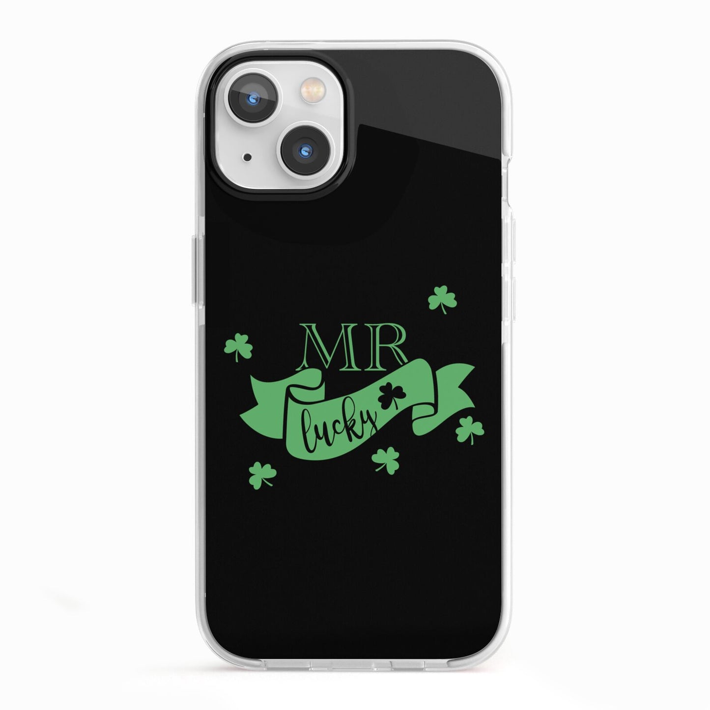 Mr Lucky iPhone 13 TPU Impact Case with White Edges
