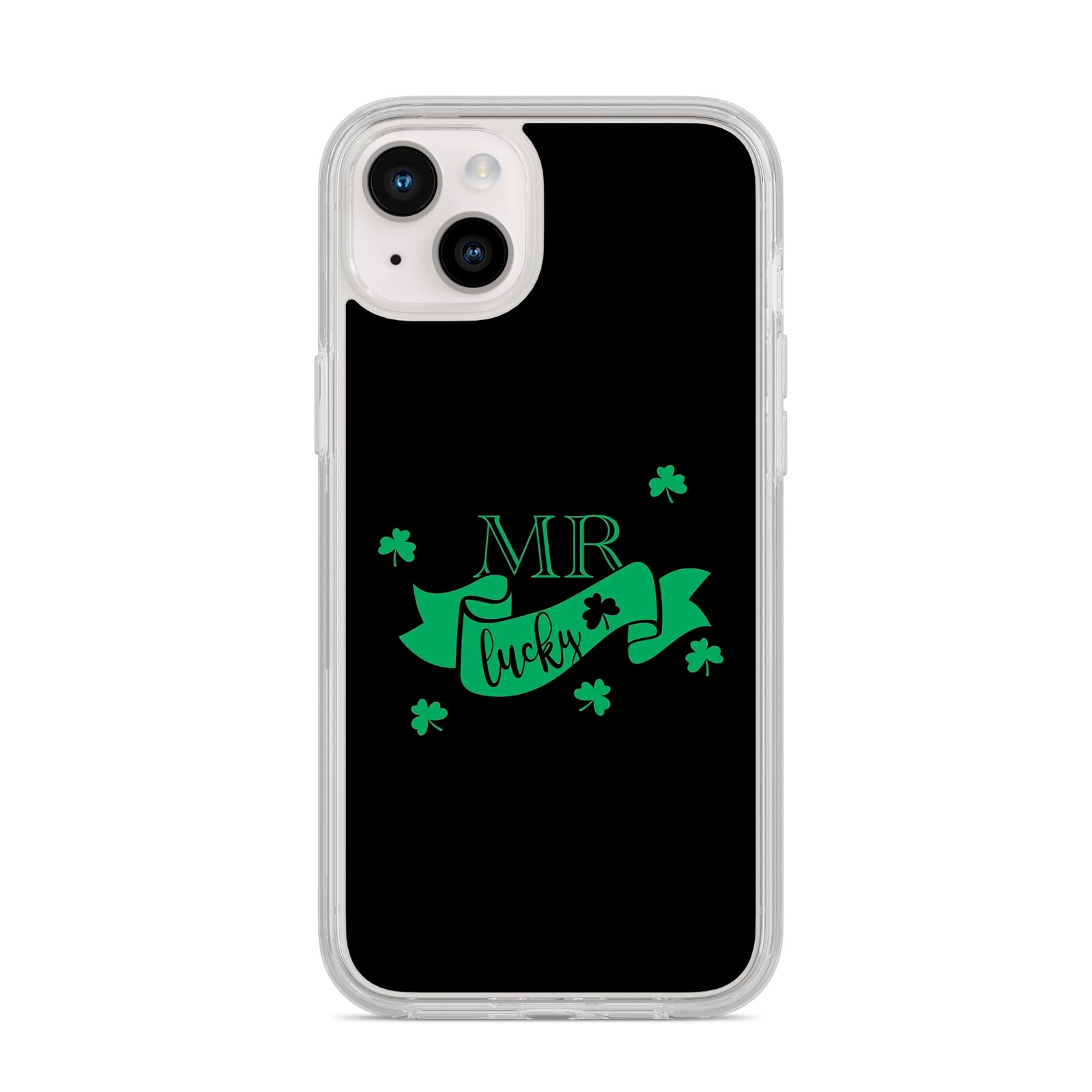 Mr Lucky iPhone 14 Plus Clear Tough Case Starlight