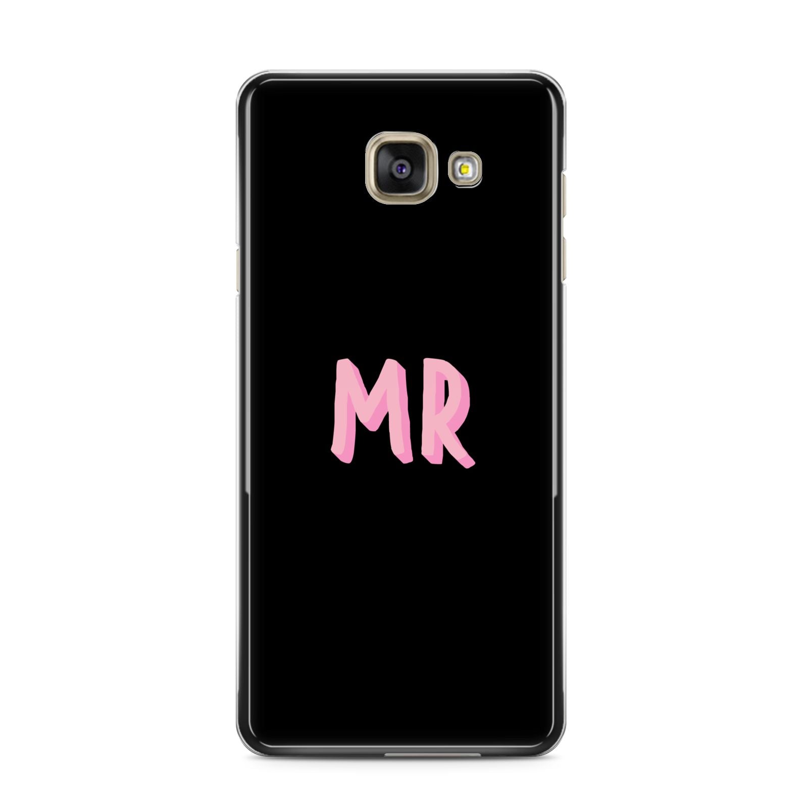 Mr Samsung Galaxy A3 2016 Case on gold phone