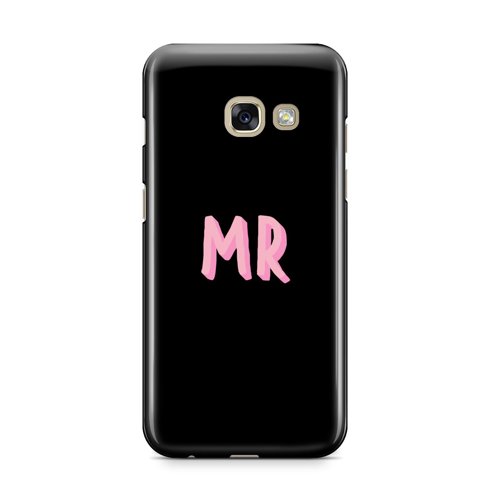 Mr Samsung Galaxy A3 2017 Case on gold phone