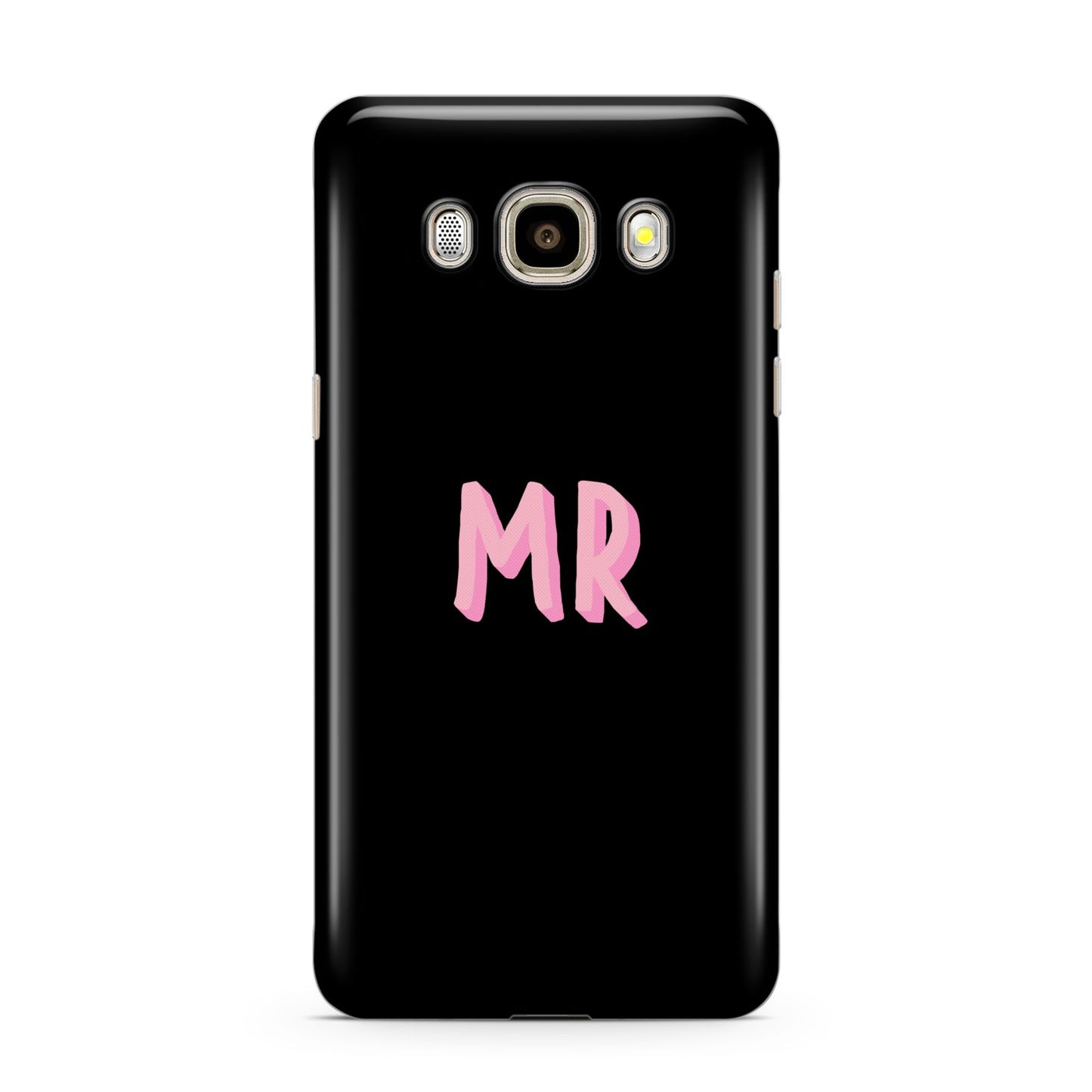 Mr Samsung Galaxy J7 2016 Case on gold phone