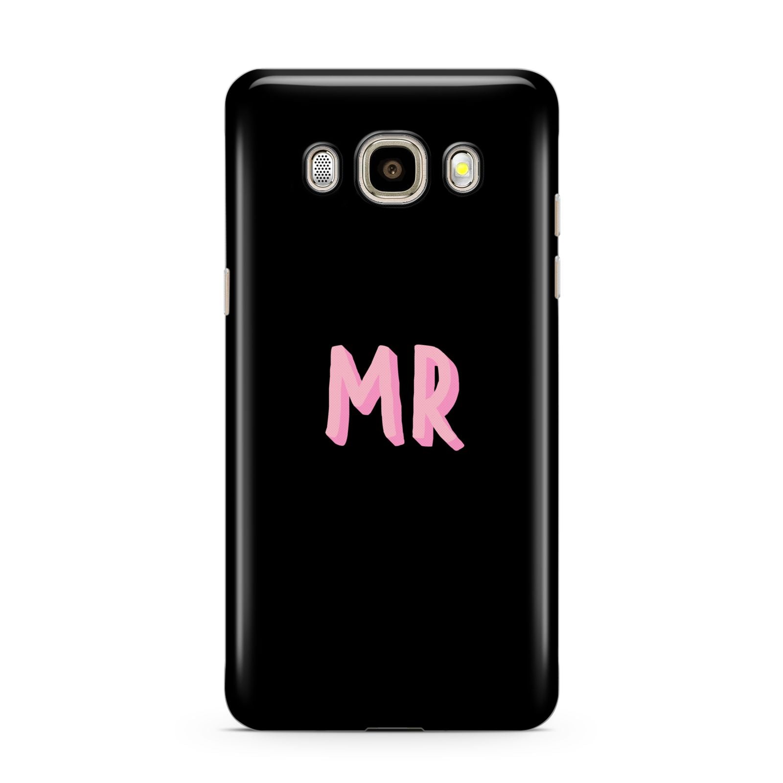 Mr Samsung Galaxy J7 2016 Case on gold phone