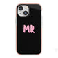 Mr iPhone 13 Mini TPU Impact Case with Pink Edges