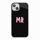 Mr iPhone 13 TPU Impact Case with White Edges