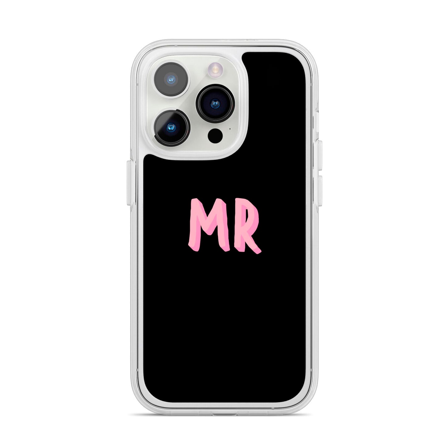 Mr iPhone 14 Pro Clear Tough Case Silver