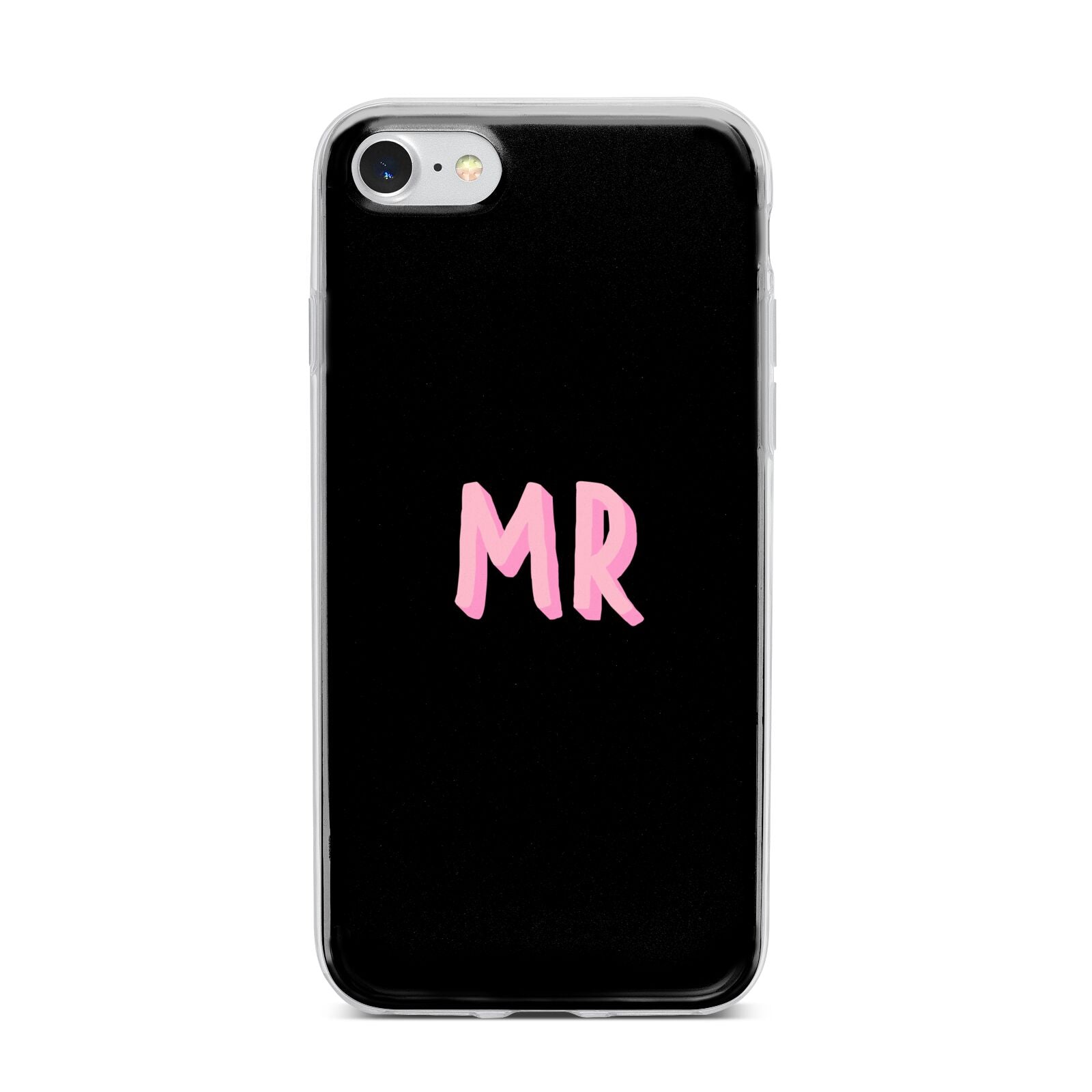 Mr iPhone 7 Bumper Case on Silver iPhone