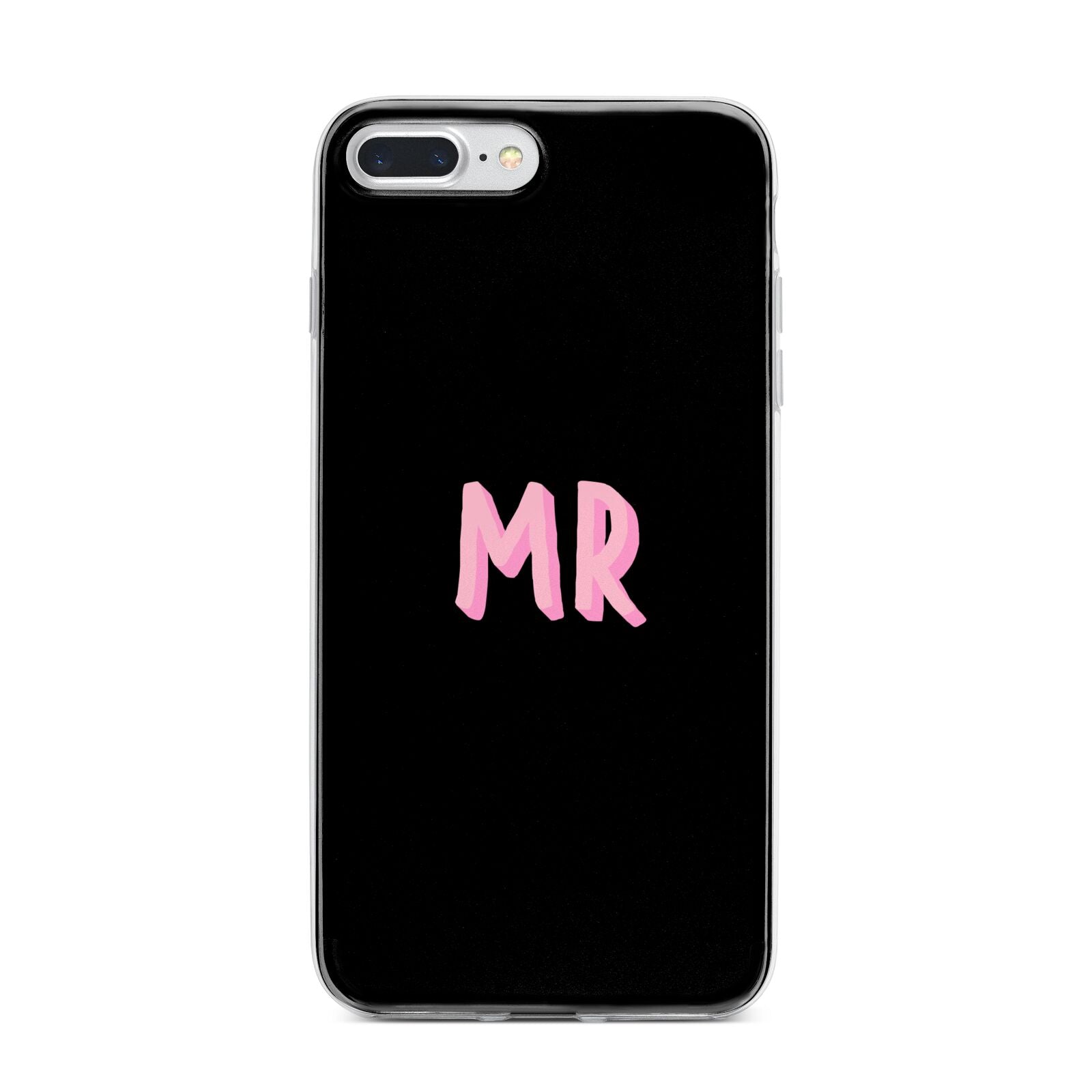 Mr iPhone 7 Plus Bumper Case on Silver iPhone