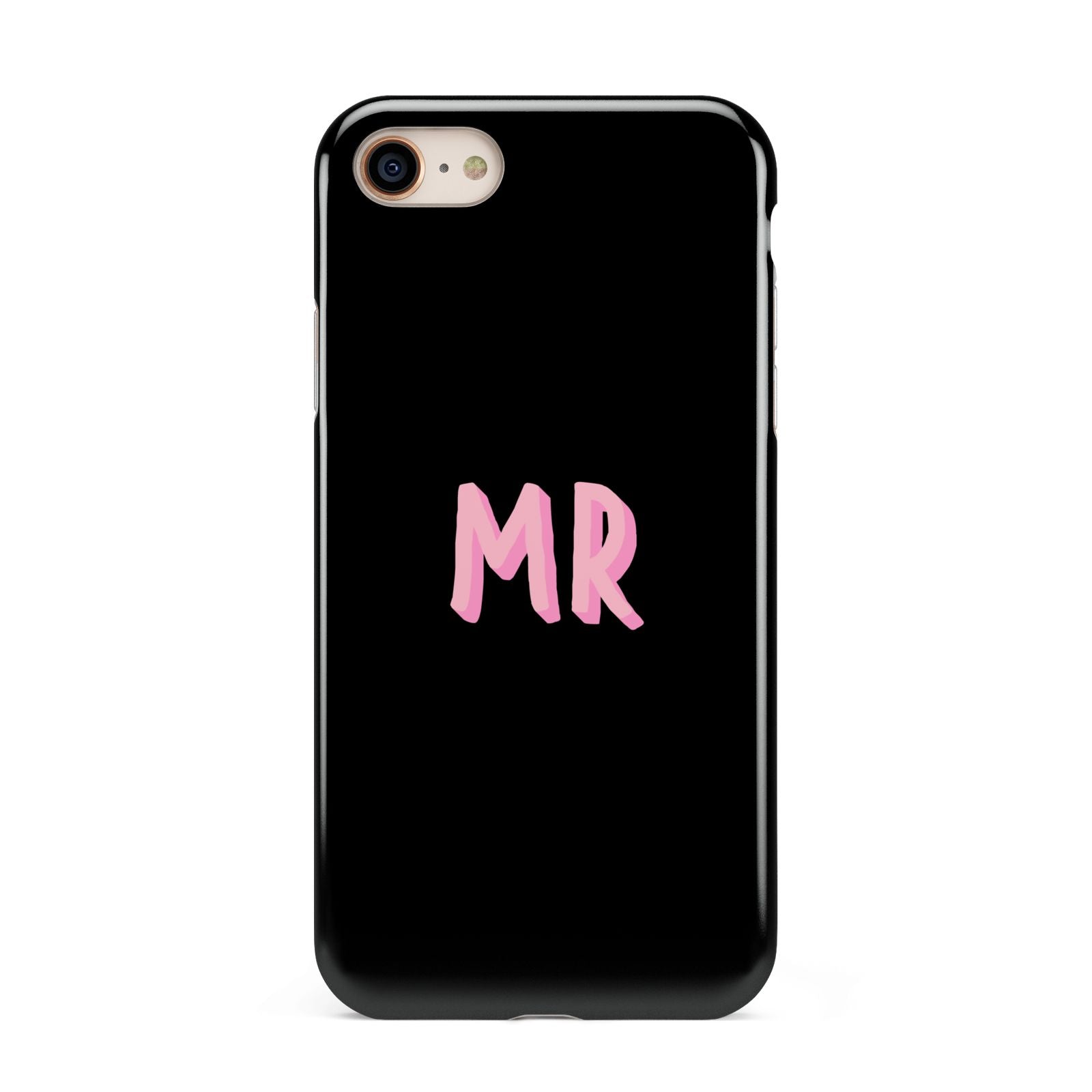 Mr iPhone 8 3D Tough Case on Gold Phone