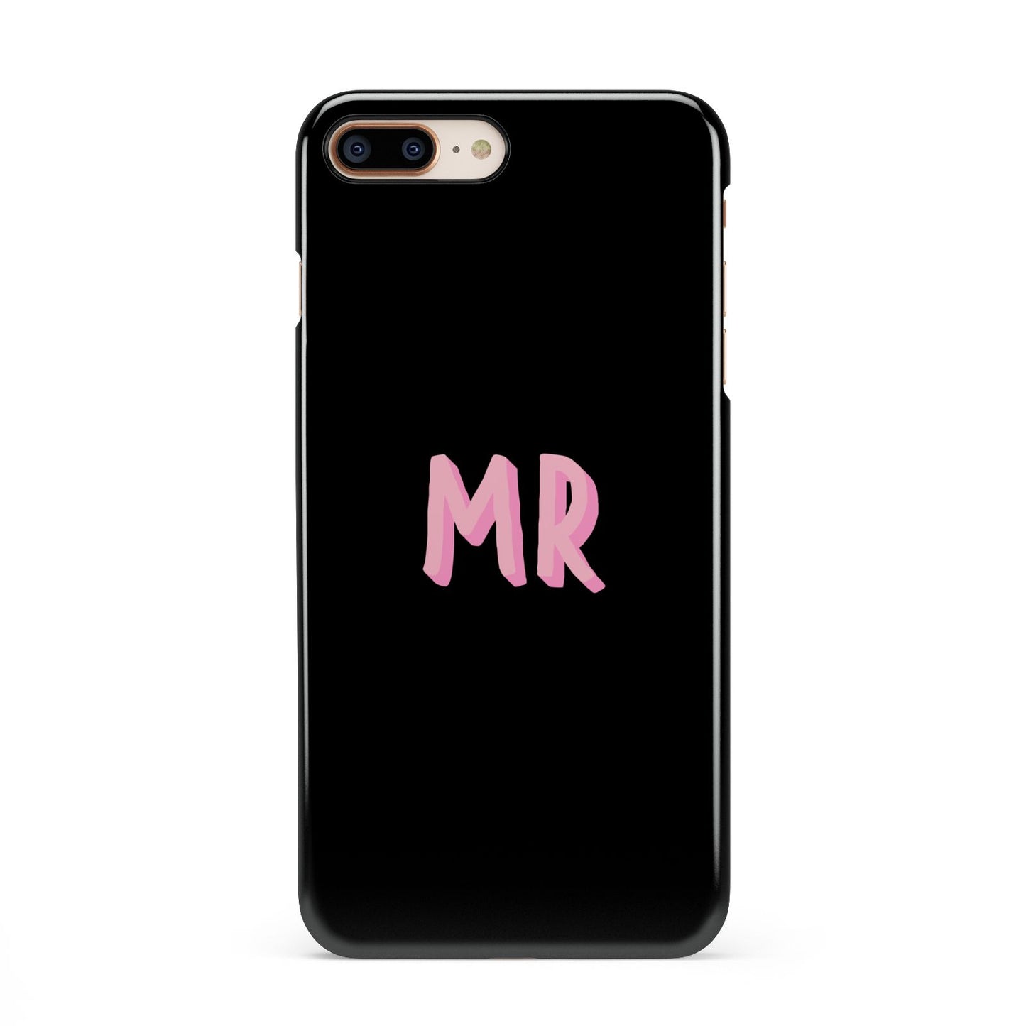 Mr iPhone 8 Plus 3D Snap Case on Gold Phone