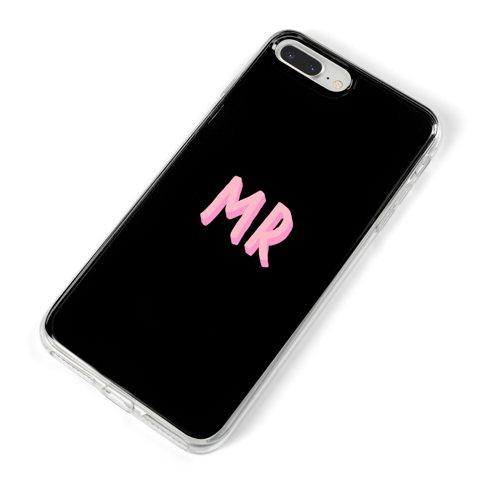 Mr iPhone 8 Plus Bumper Case on Silver iPhone Alternative Image