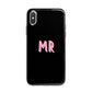 Mr iPhone X Bumper Case on Silver iPhone Alternative Image 1