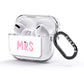 Mrs AirPods Glitter Case 3rd Gen Side Image