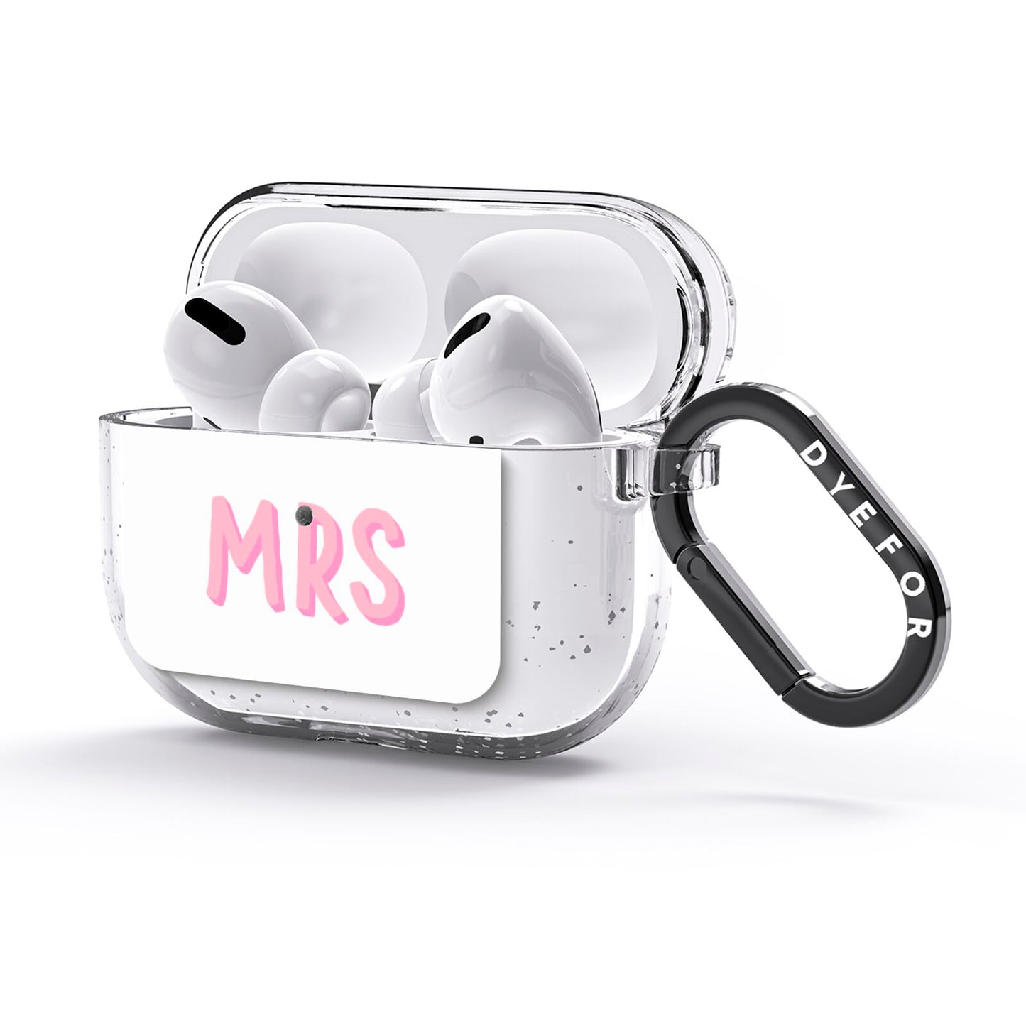 Mrs AirPods Glitter Case 3rd Gen Side Image