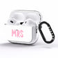 Mrs AirPods Pro Clear Case Side Image