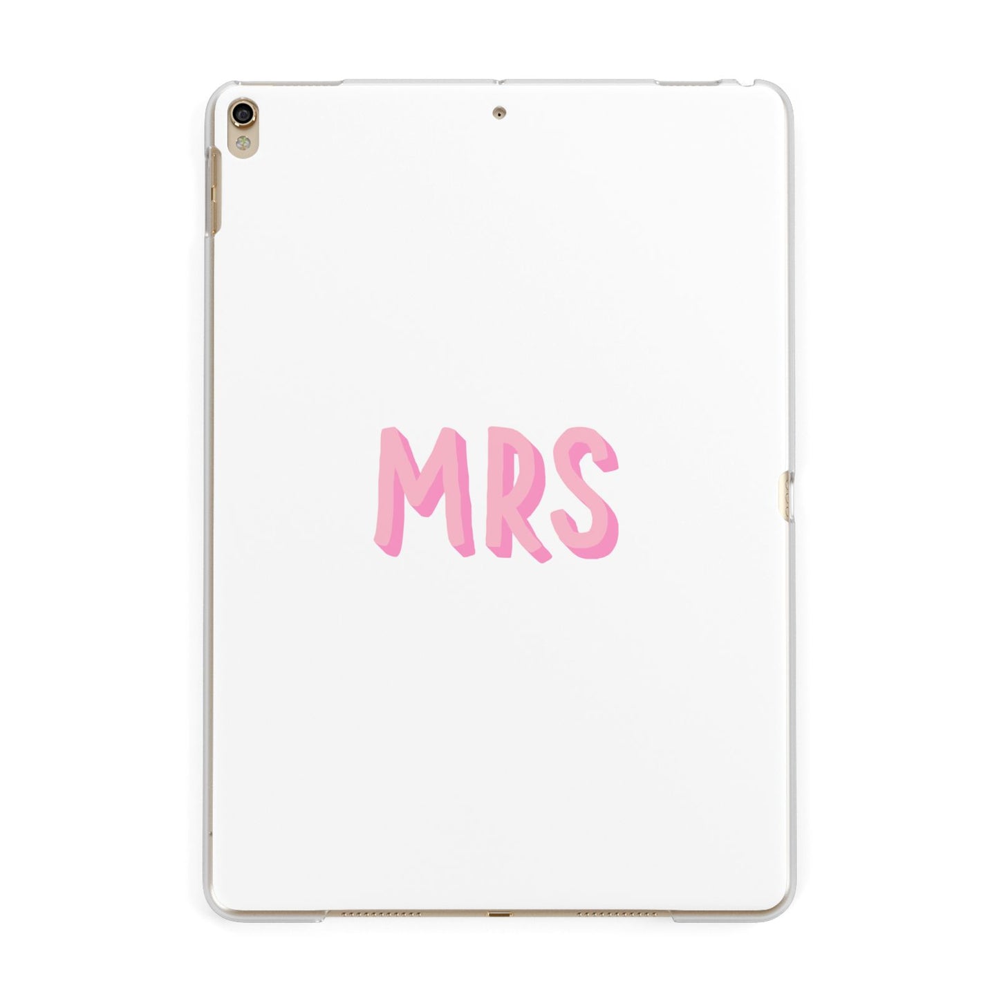 Mrs Apple iPad Gold Case
