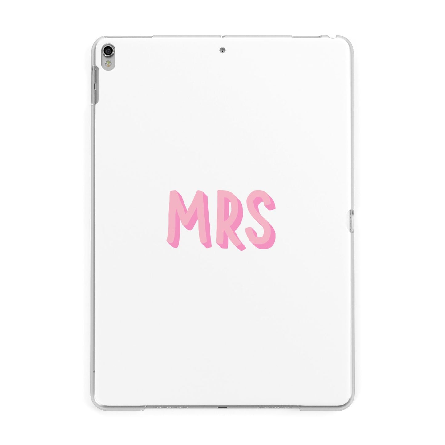 Mrs Apple iPad Silver Case