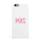Mrs Apple iPhone 6 3D Snap Case