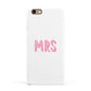 Mrs Apple iPhone 6 3D Snap Case