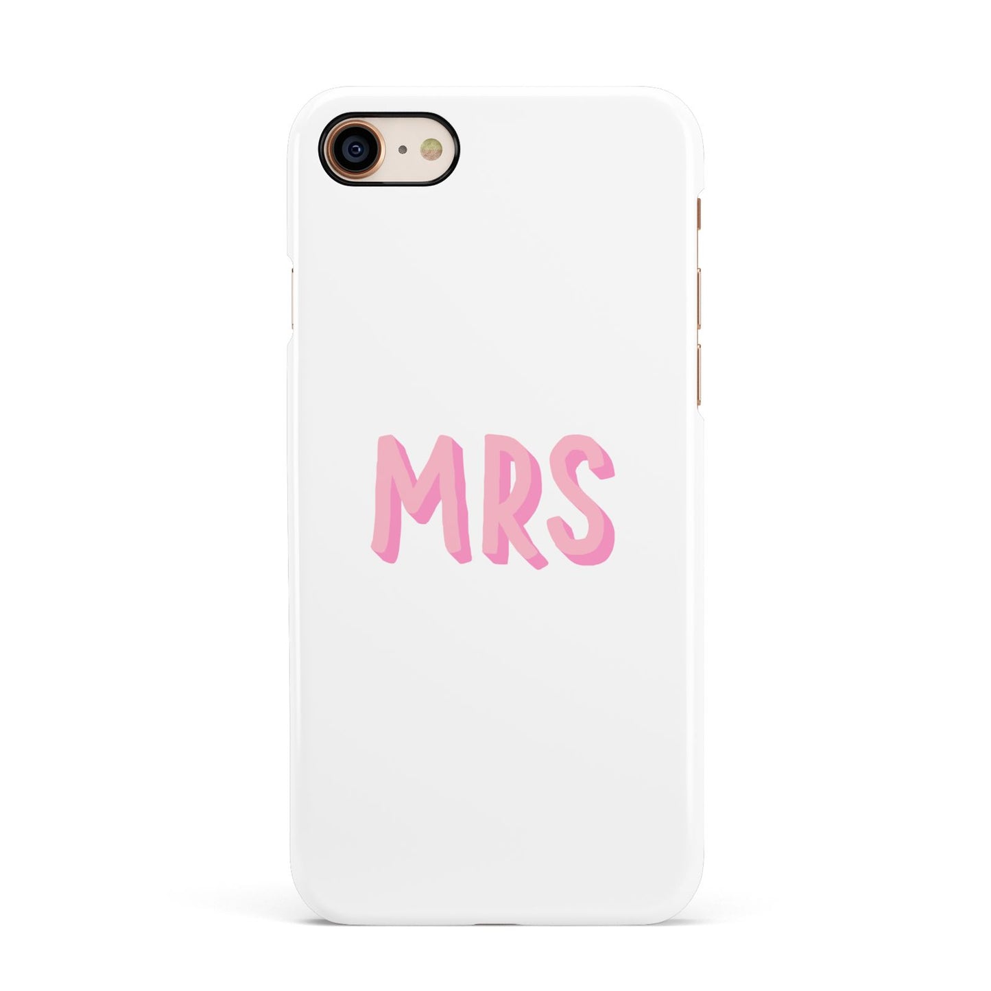 Mrs Apple iPhone 7 8 3D Snap Case