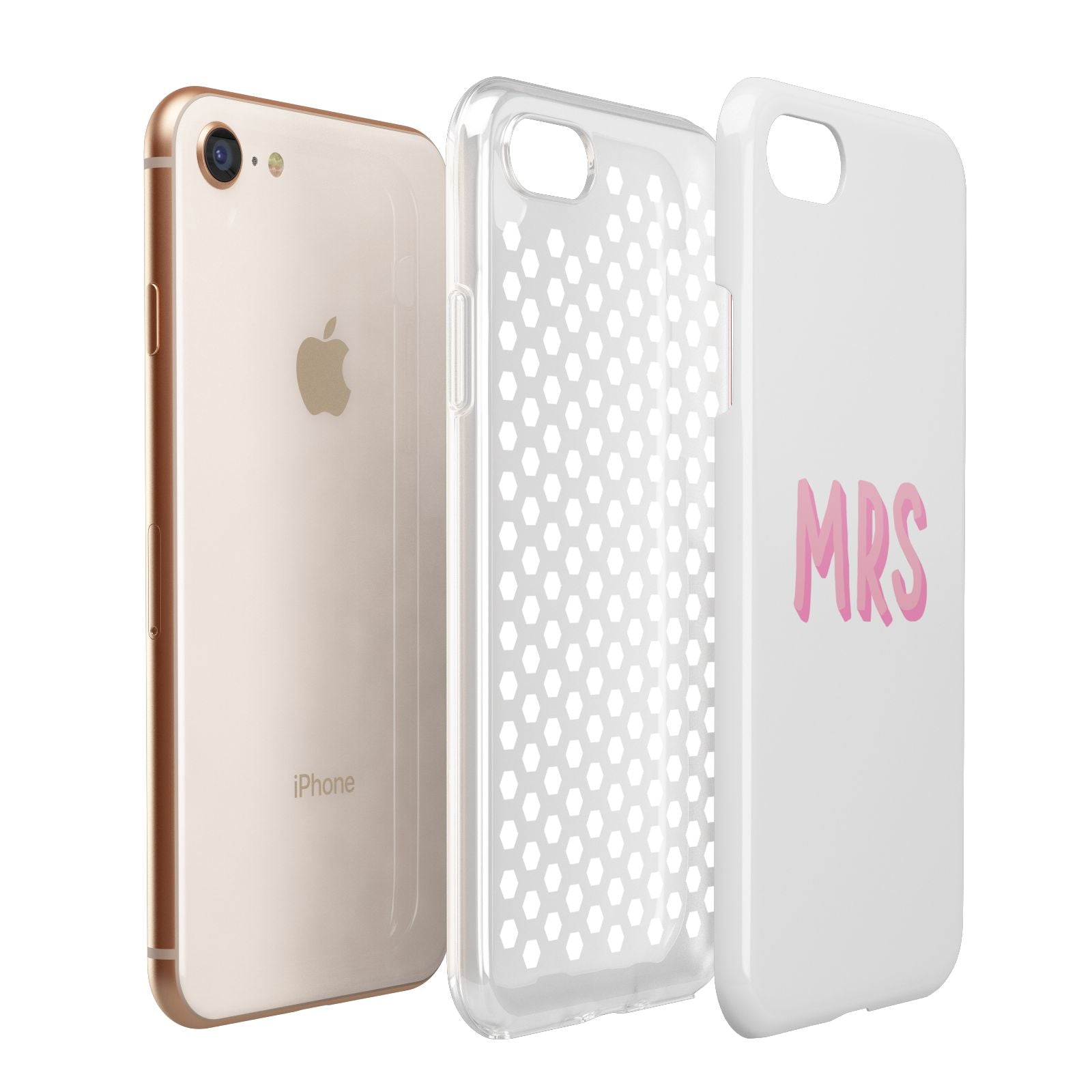 Mrs Apple iPhone 7 8 3D Tough Case Expanded View
