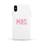 Mrs Apple iPhone XS 3D Tough