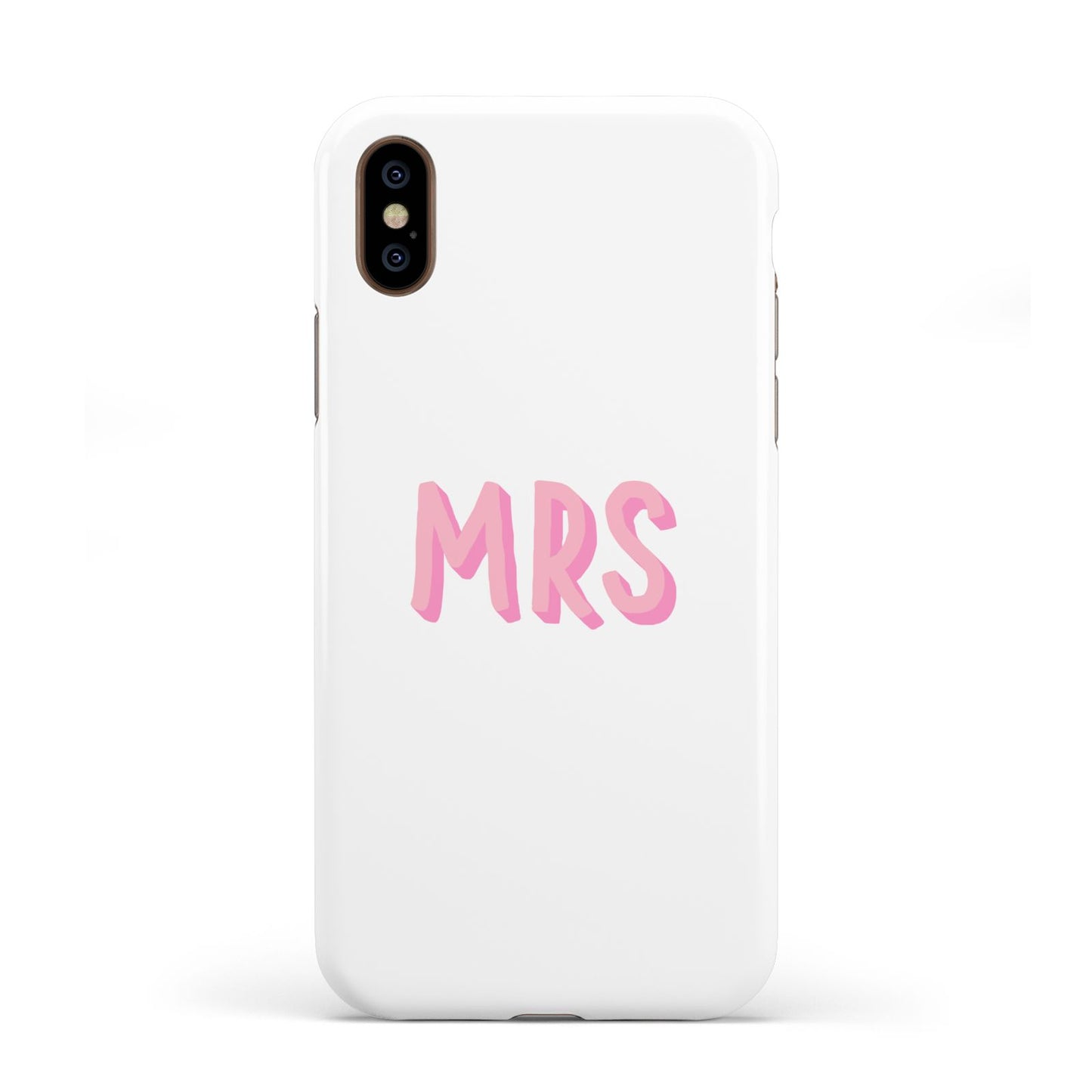 Mrs Apple iPhone XS 3D Tough