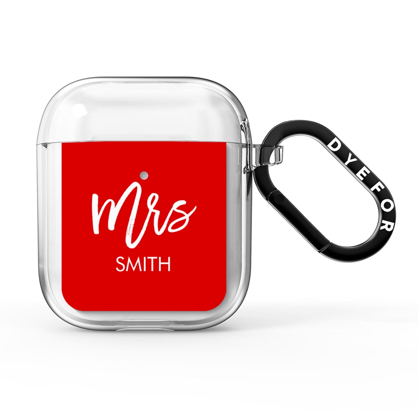 Mrs Custom AirPods Clear Case