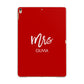 Mrs Custom Apple iPad Gold Case