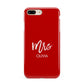Mrs Custom Apple iPhone 7 8 Plus 3D Tough Case