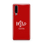 Mrs Custom Huawei P30 Phone Case