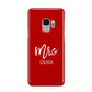 Mrs Custom Samsung Galaxy S9 Case