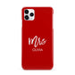 Mrs Custom iPhone 11 Pro Max 3D Snap Case