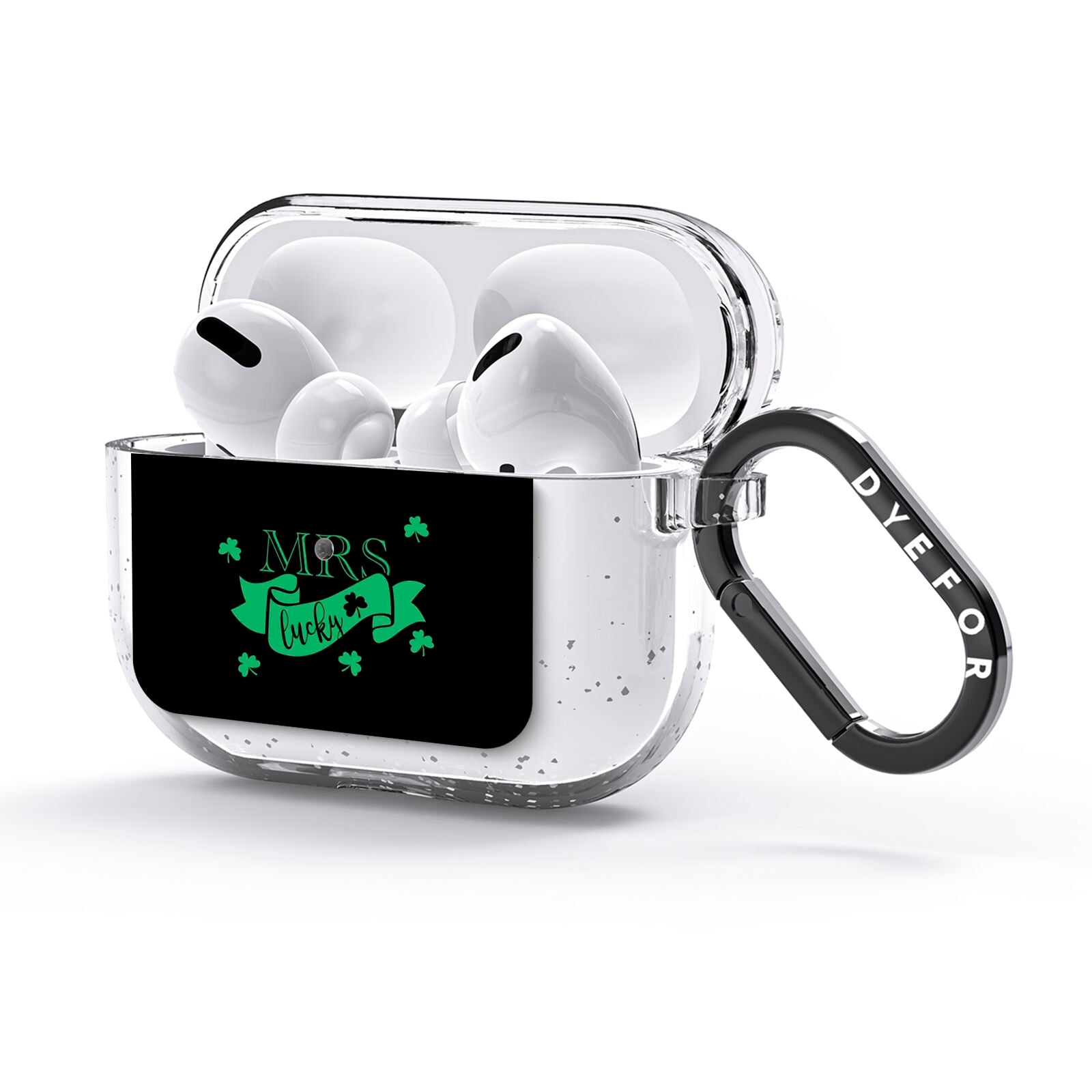 Mrs Lucky AirPods Glitter Case 3rd Gen Side Image