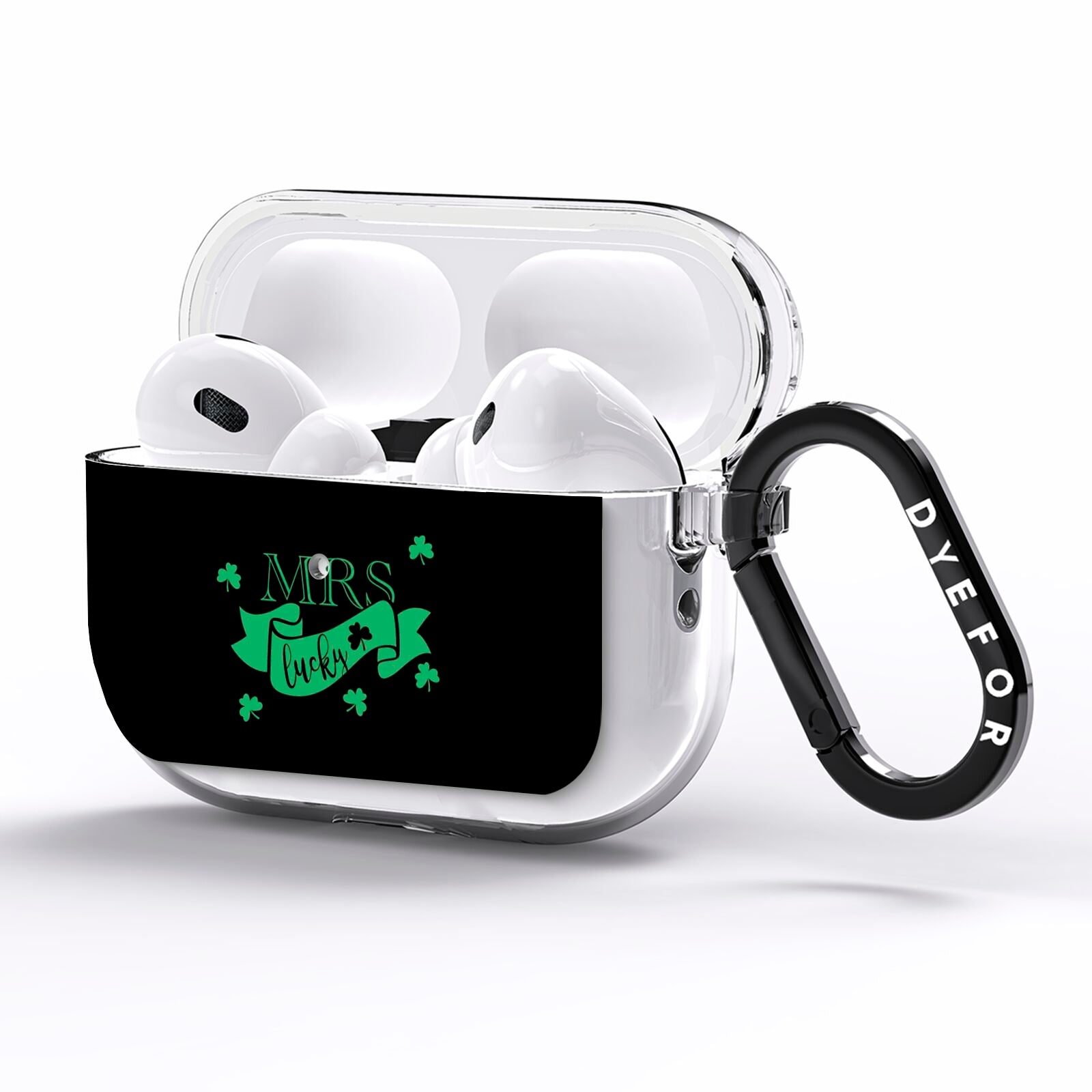 Mrs Lucky AirPods Pro Clear Case Side Image