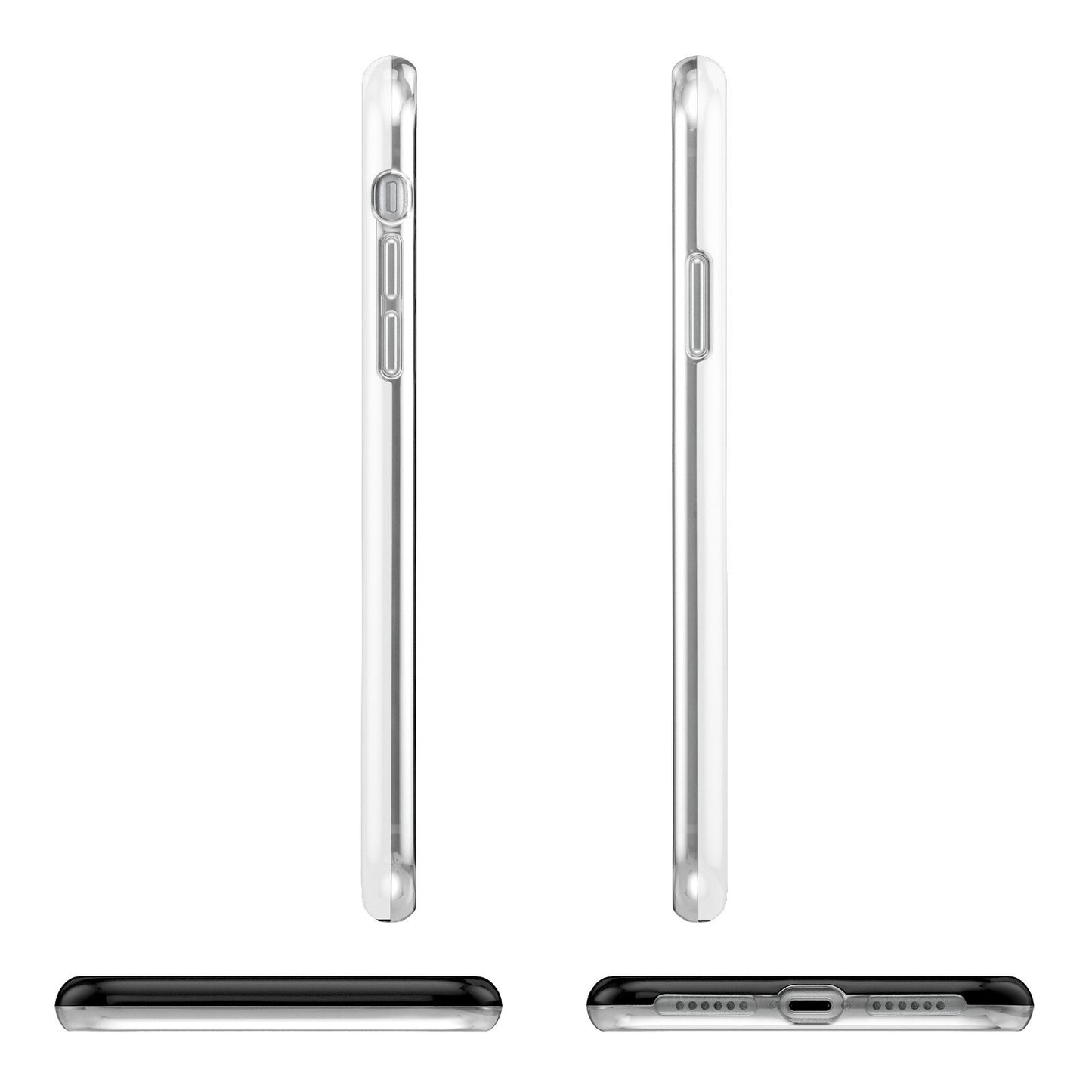 Mrs Lucky Apple iPhone XR in White with 3D Wrap Tough Case Alternative Image Angles