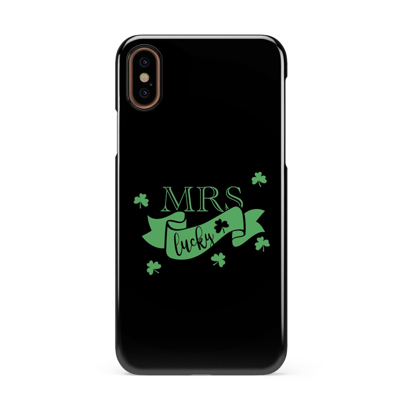 Mrs Lucky Apple iPhone XS 3D Snap Case