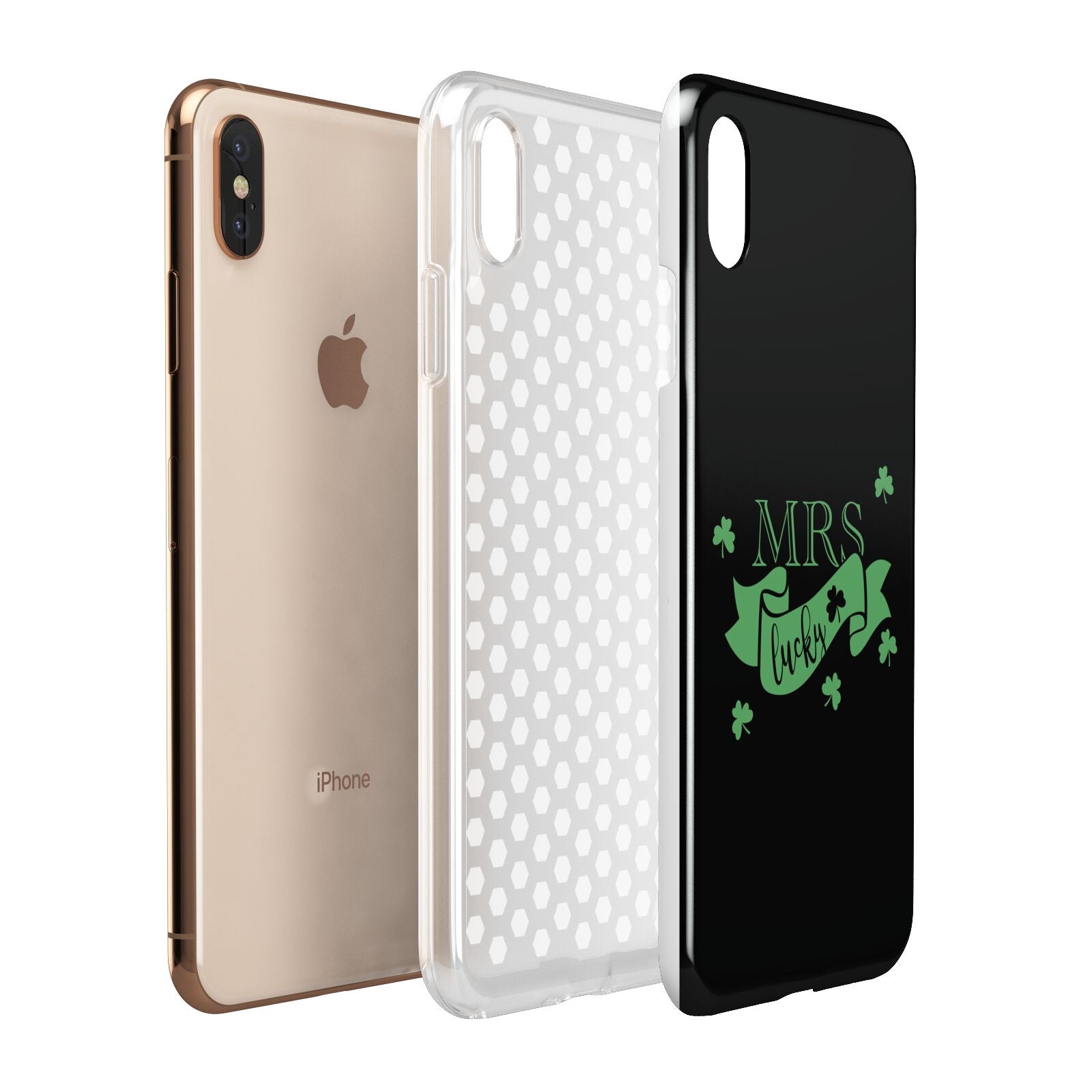 Mrs Lucky Apple iPhone Xs Max 3D Tough Case Expanded View