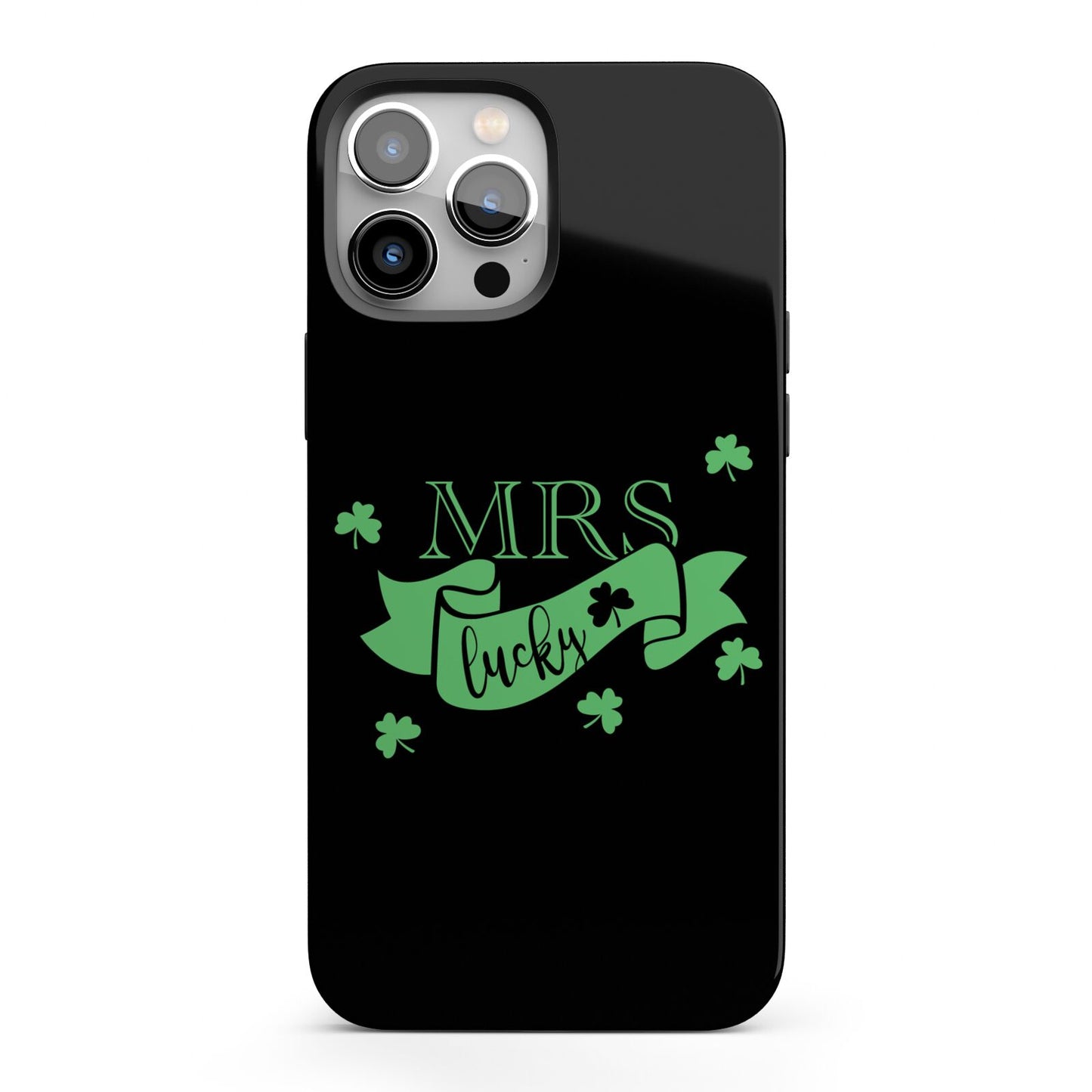 Mrs Lucky iPhone 13 Pro Max Full Wrap 3D Tough Case