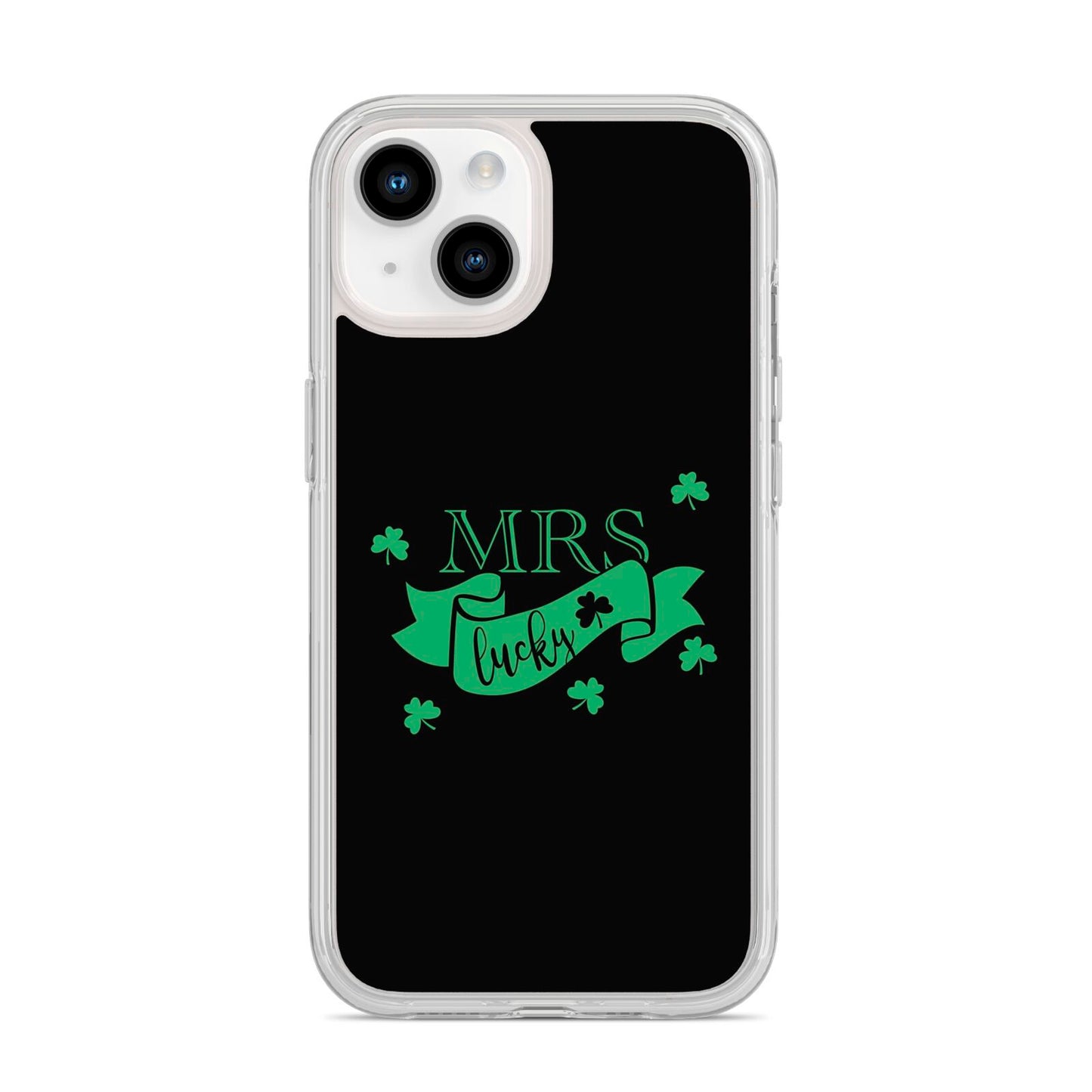 Mrs Lucky iPhone 14 Clear Tough Case Starlight