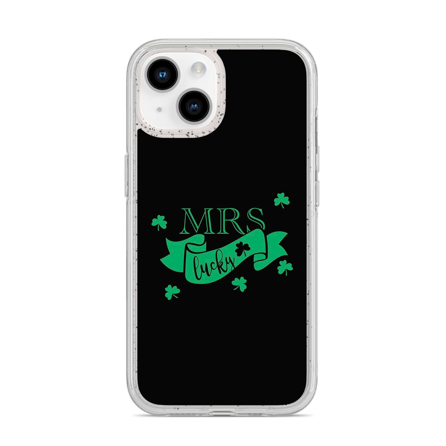 Mrs Lucky iPhone 14 Glitter Tough Case Starlight