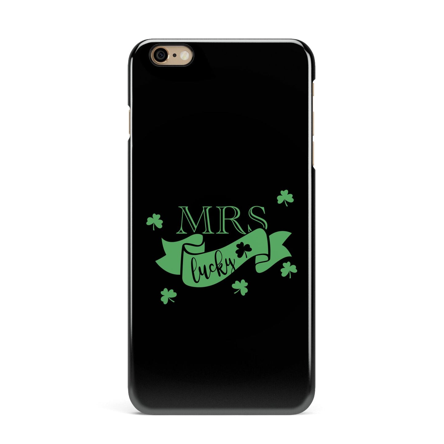 Mrs Lucky iPhone 6 Plus 3D Snap Case on Gold Phone