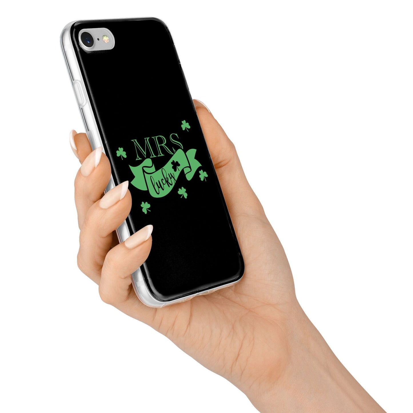 Mrs Lucky iPhone 7 Bumper Case on Silver iPhone Alternative Image