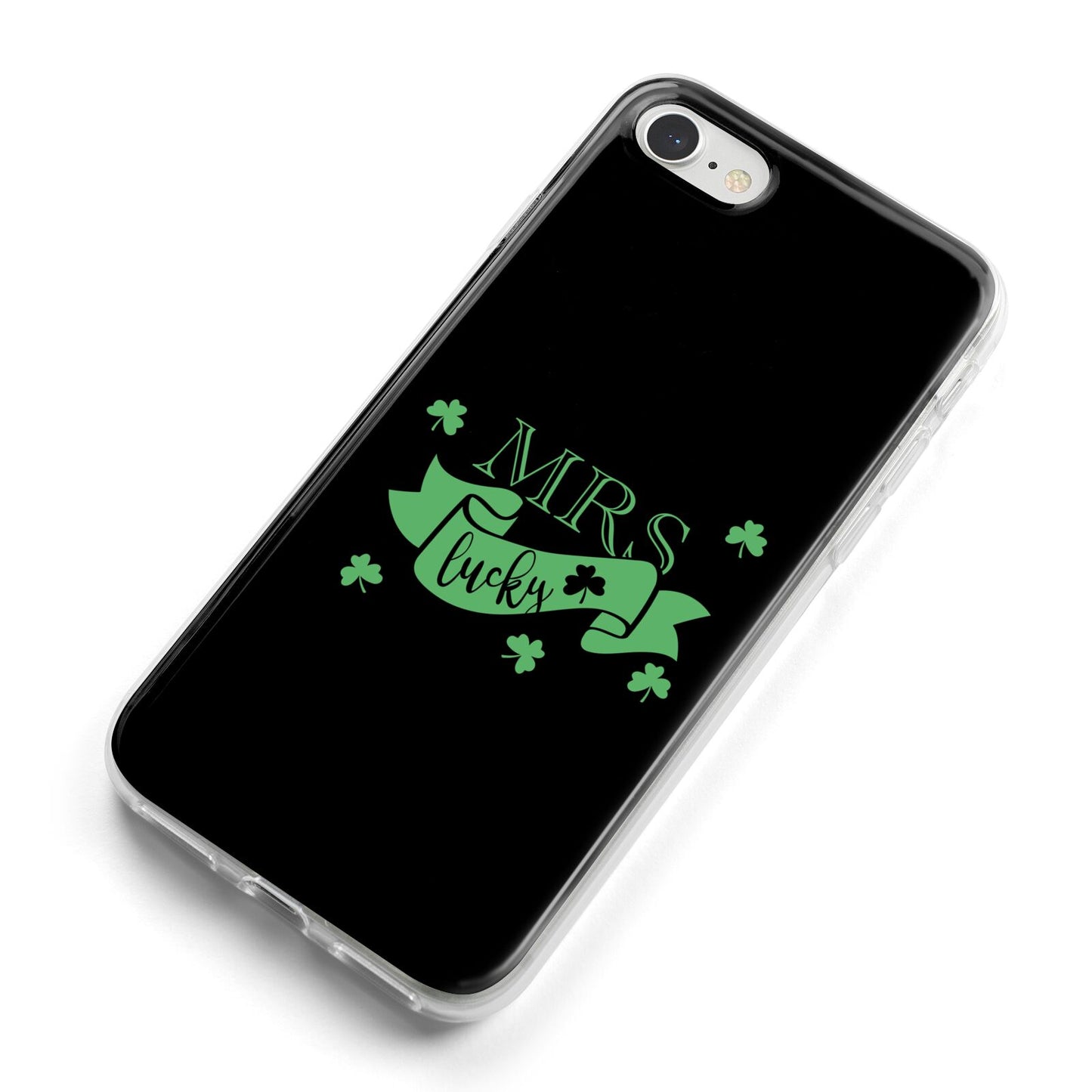 Mrs Lucky iPhone 8 Bumper Case on Silver iPhone Alternative Image